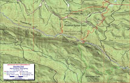 Ouachita Trail Map 03 Horsethief Spring.